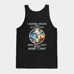 Humorous Rio De Janeiro Christ the Redeemer Pun Tank Top